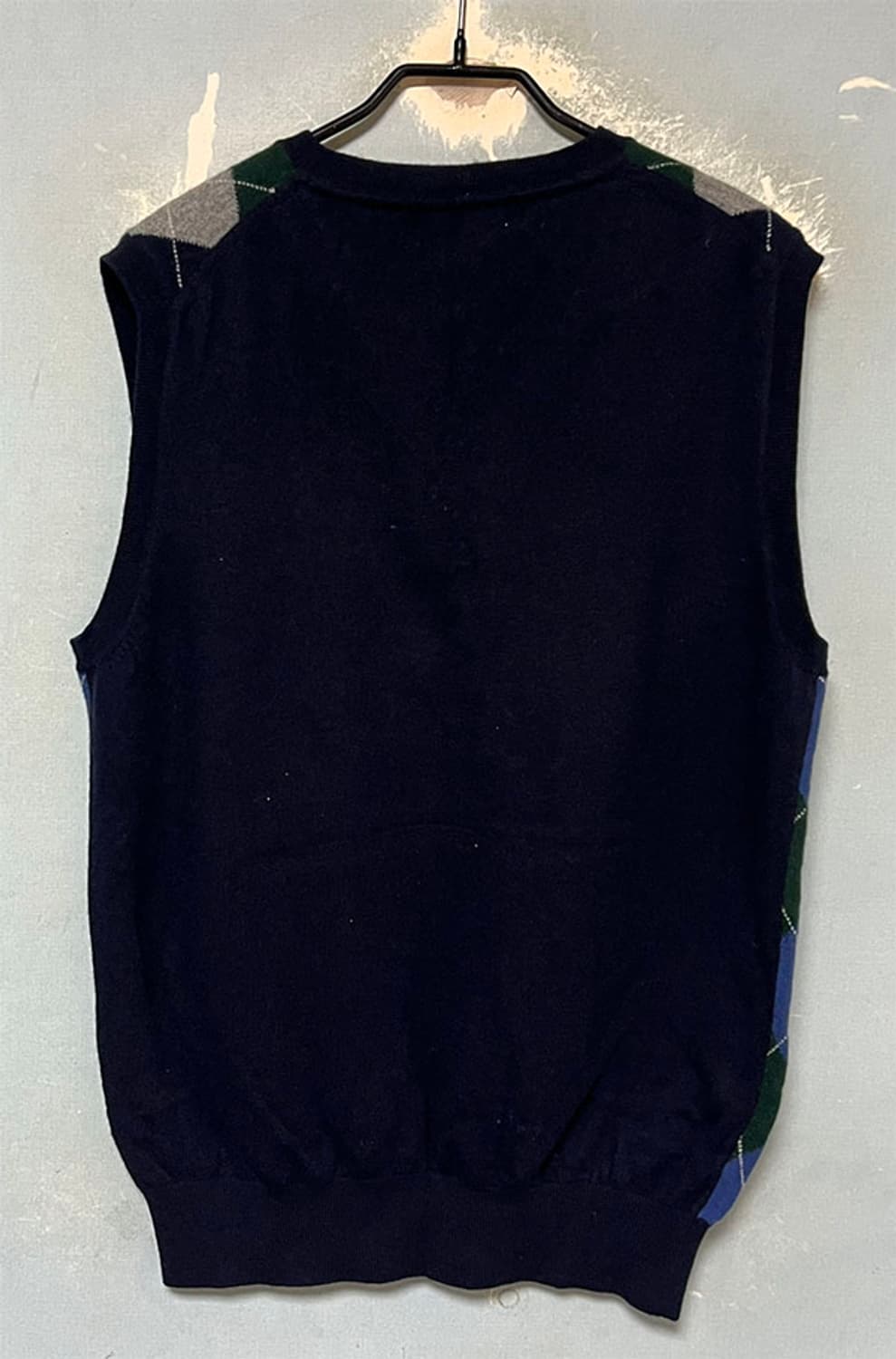 빈폴 남자 아가일 니트조끼 추동 울 L 100 상품이미지2