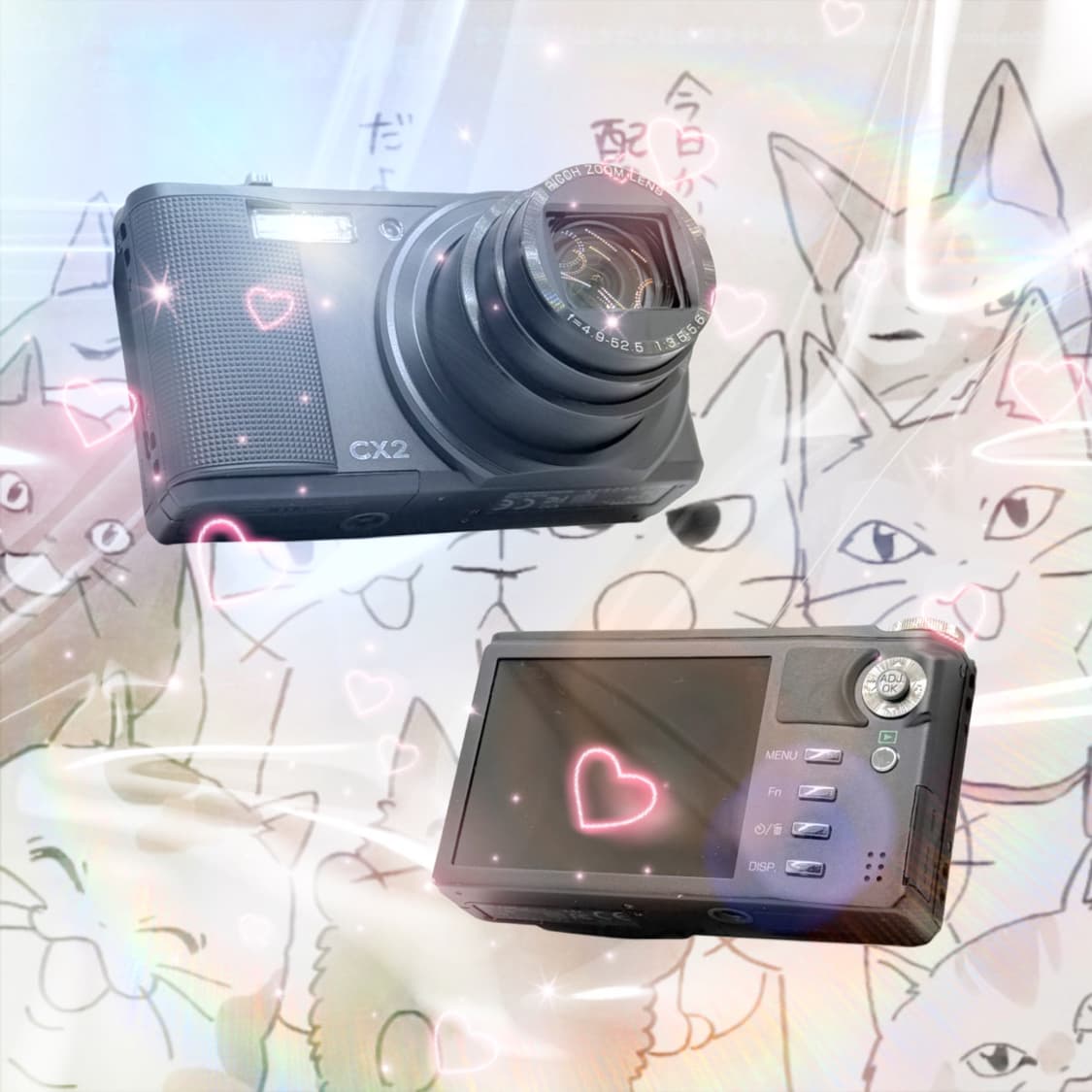 [필름색감!] 리코 CX2 블랙 디지털카메라 상품이미지1