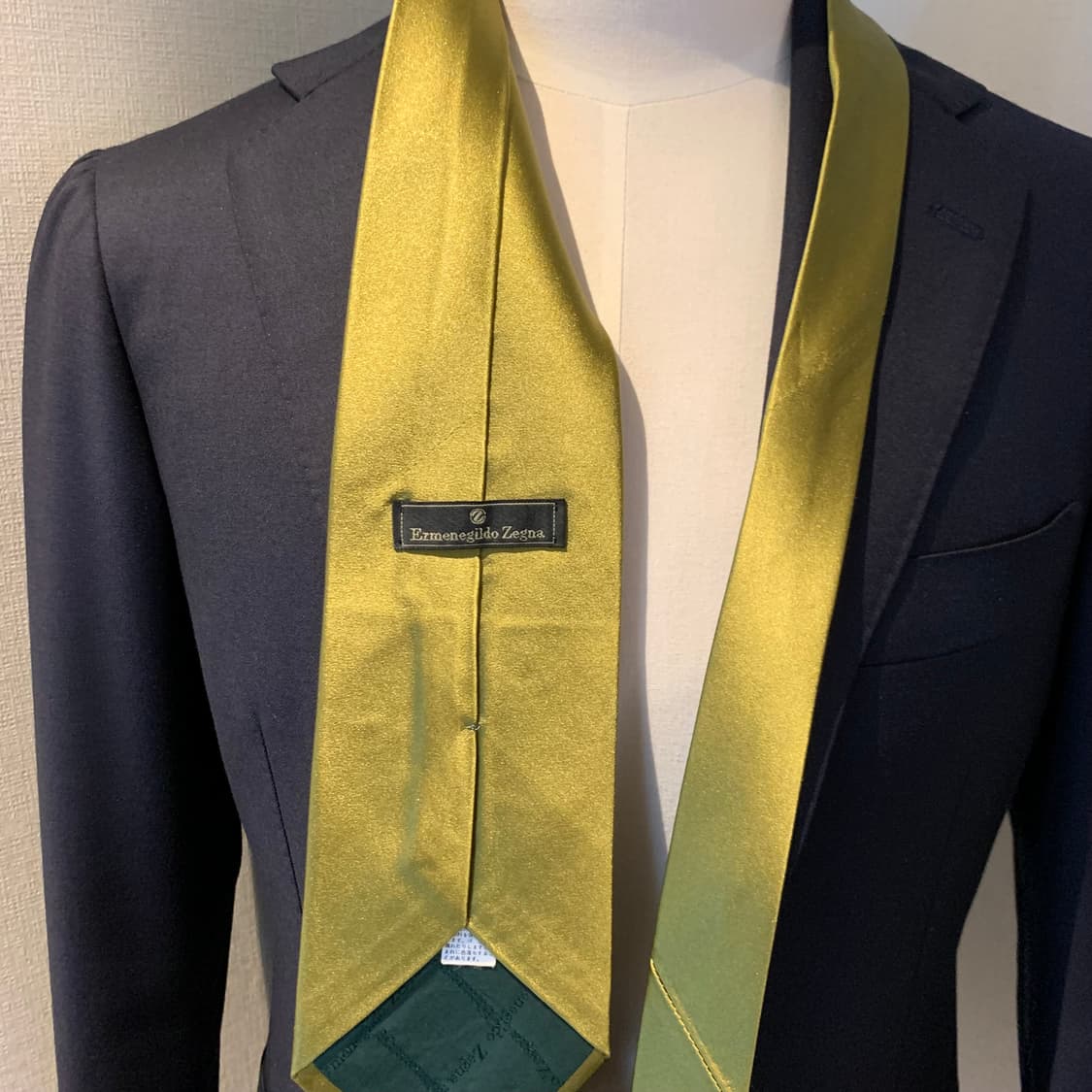 에르메네질도 제냐 이태리 100실크 클래식 명품넥타이 최상급 단색 상품이미지2