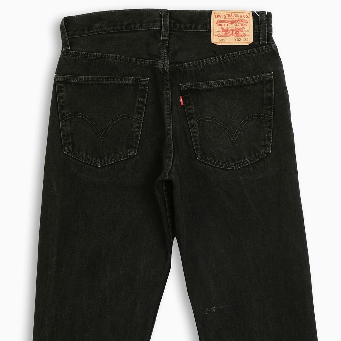 빈티지 리바이스 505 흑청 블랙진 32 인치 LV5053211 상품이미지6