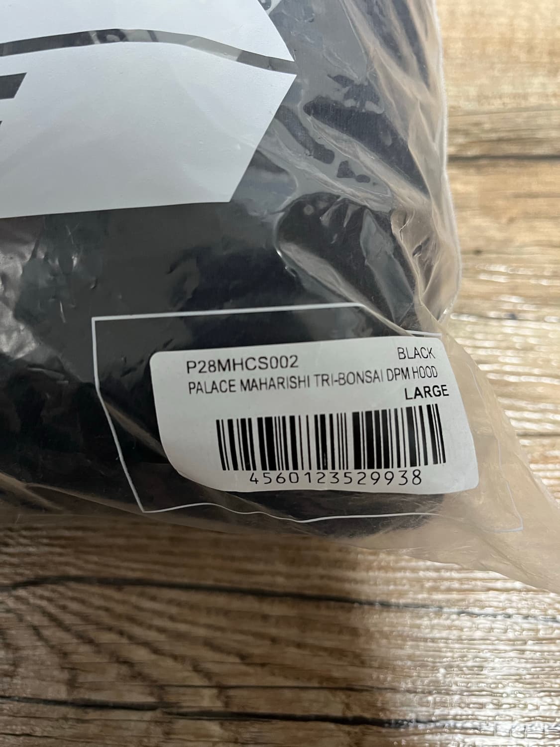 팔라스 x 마하리시 후드 블랙 - 25SS L사이즈 상품이미지5