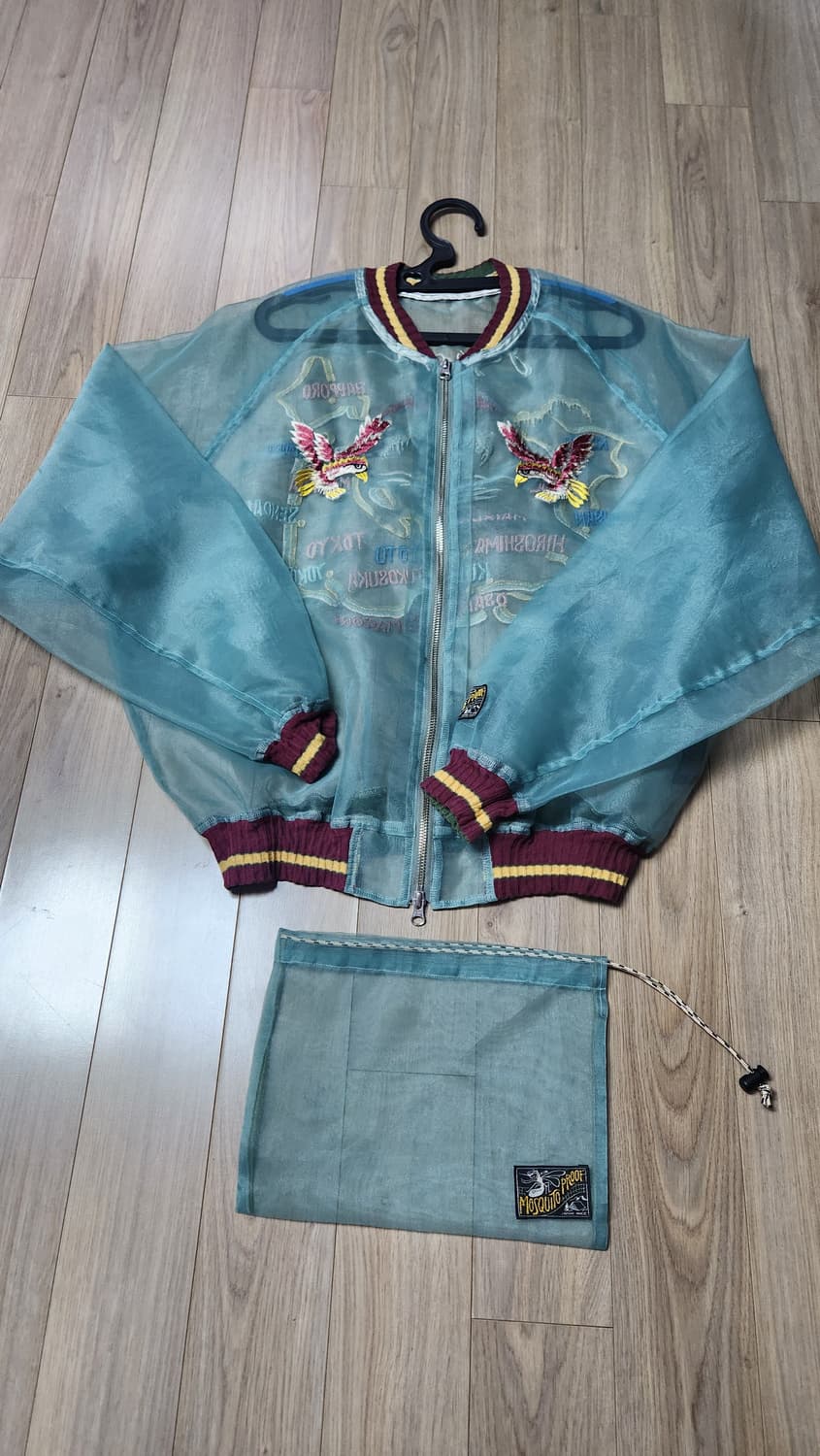 캐피탈 시어 거즈 모스키토 가드 수베니어 자켓 모스 그린 상품이미지3