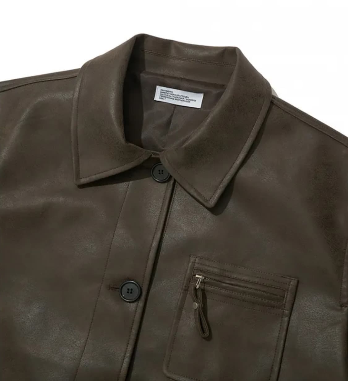 파르티멘토 우먼 가죽자켓 레더 코트 상품이미지2