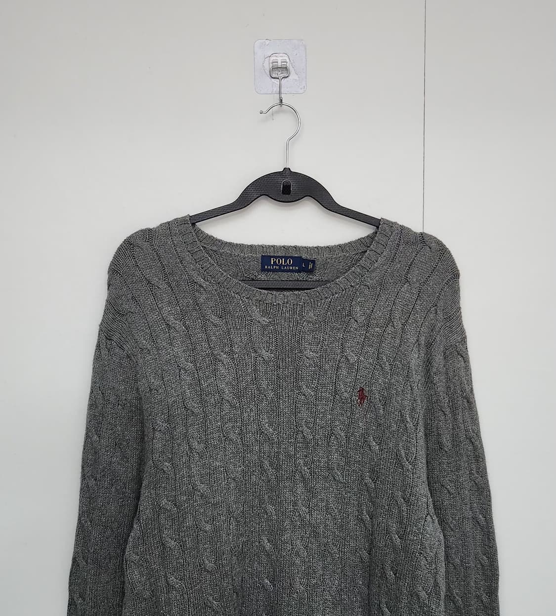 폴로랄프로렌 꽈배기니트 케이블니트 100 L 상품이미지7