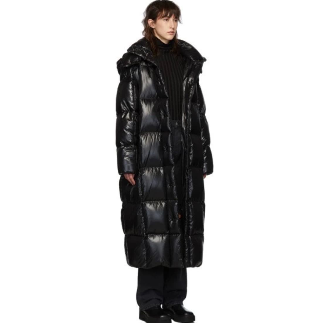 Moncler Parnaiba 몽클레어 롱패딩 올블랙  XS 상품이미지2