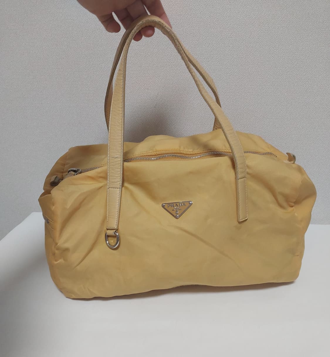 프라다 옐로우 테수토 나일론 토트백 (정품) 상품이미지1