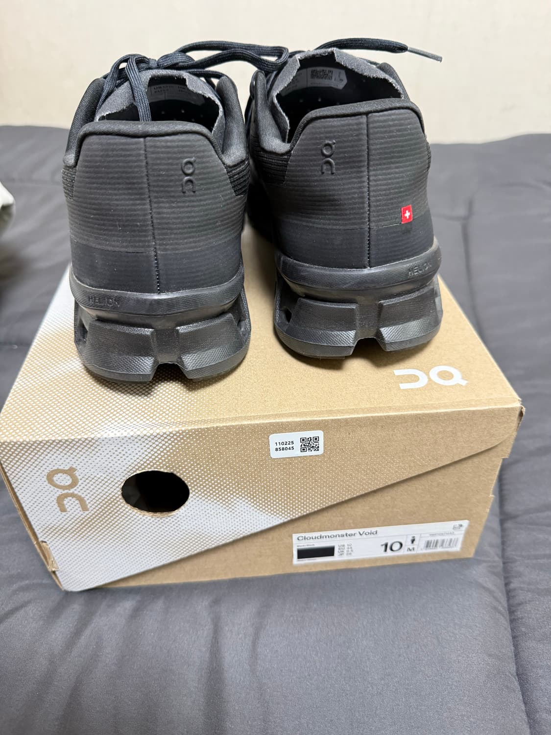 온 러닝 클라우드몬스터 보이드 블랙 44(280) 상품이미지5