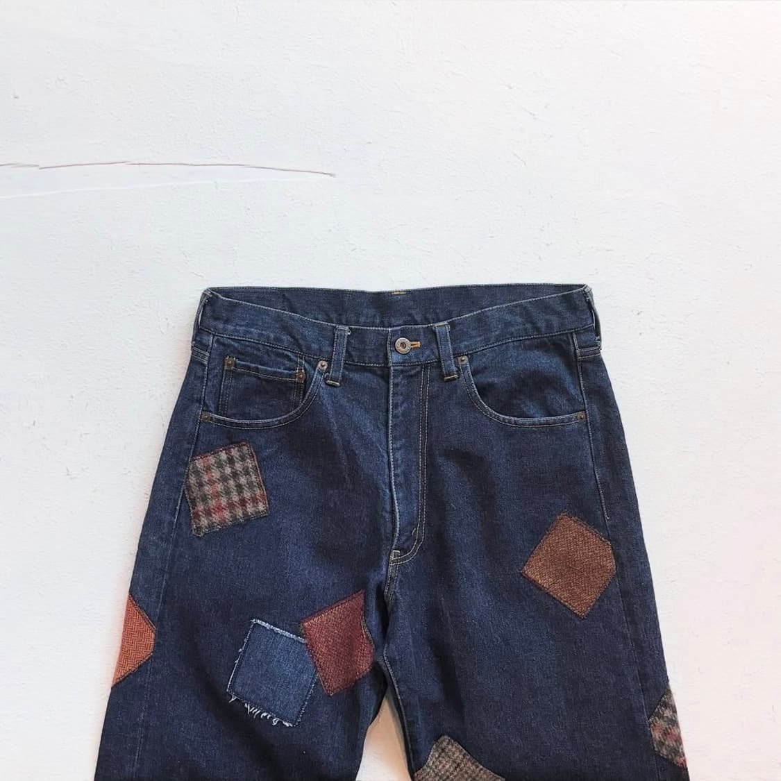 칼헬무트 패치워크 데님 팬츠 상품이미지2