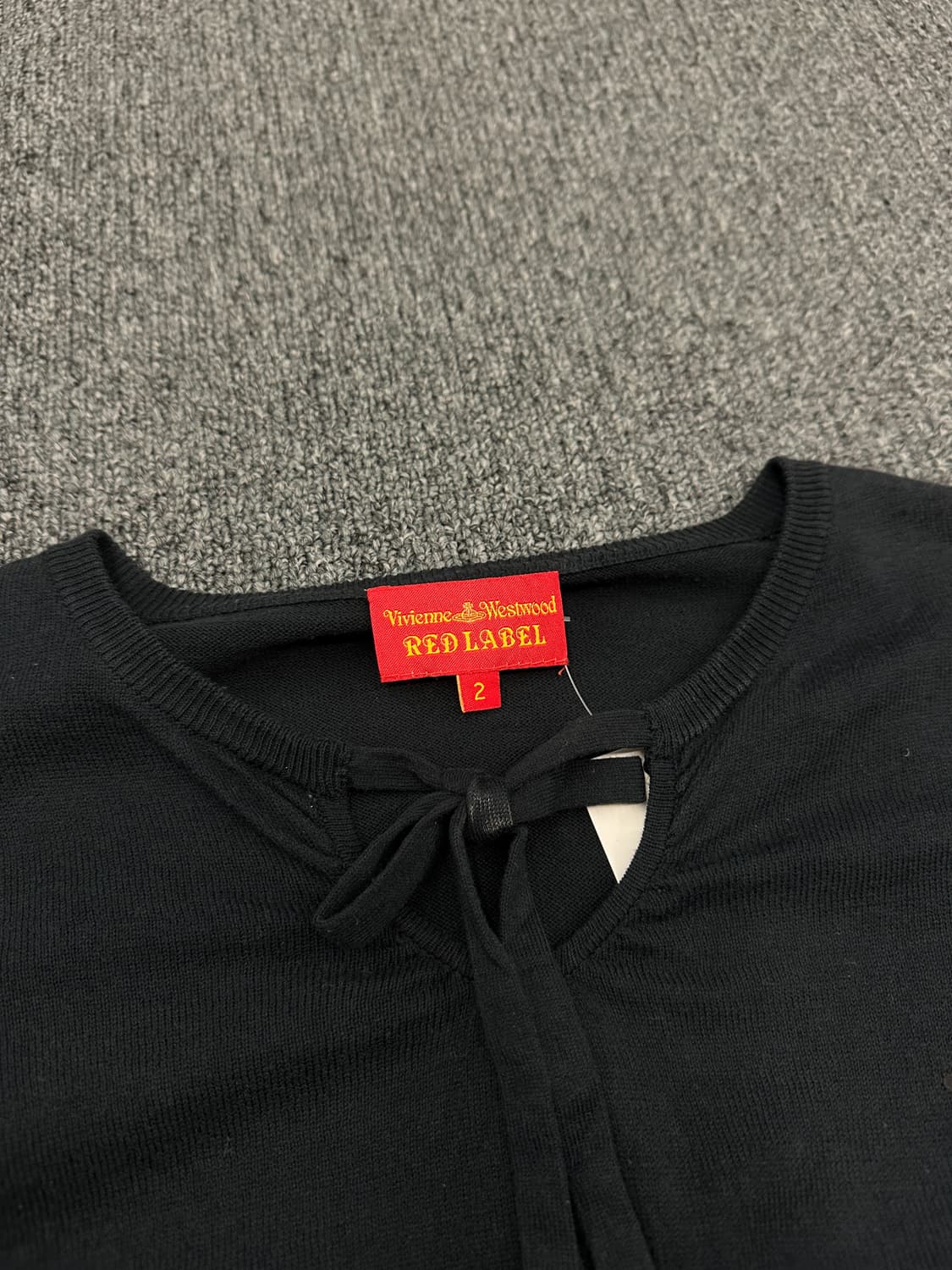 2) 비비안 웨스트우드 블랙 가디건 상품이미지4