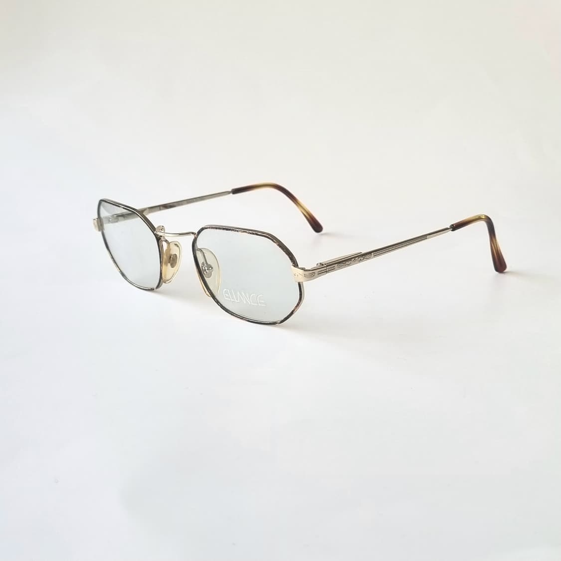 데드스탁 유니크한 빈티지 다각형 메탈 안경테 상품이미지4