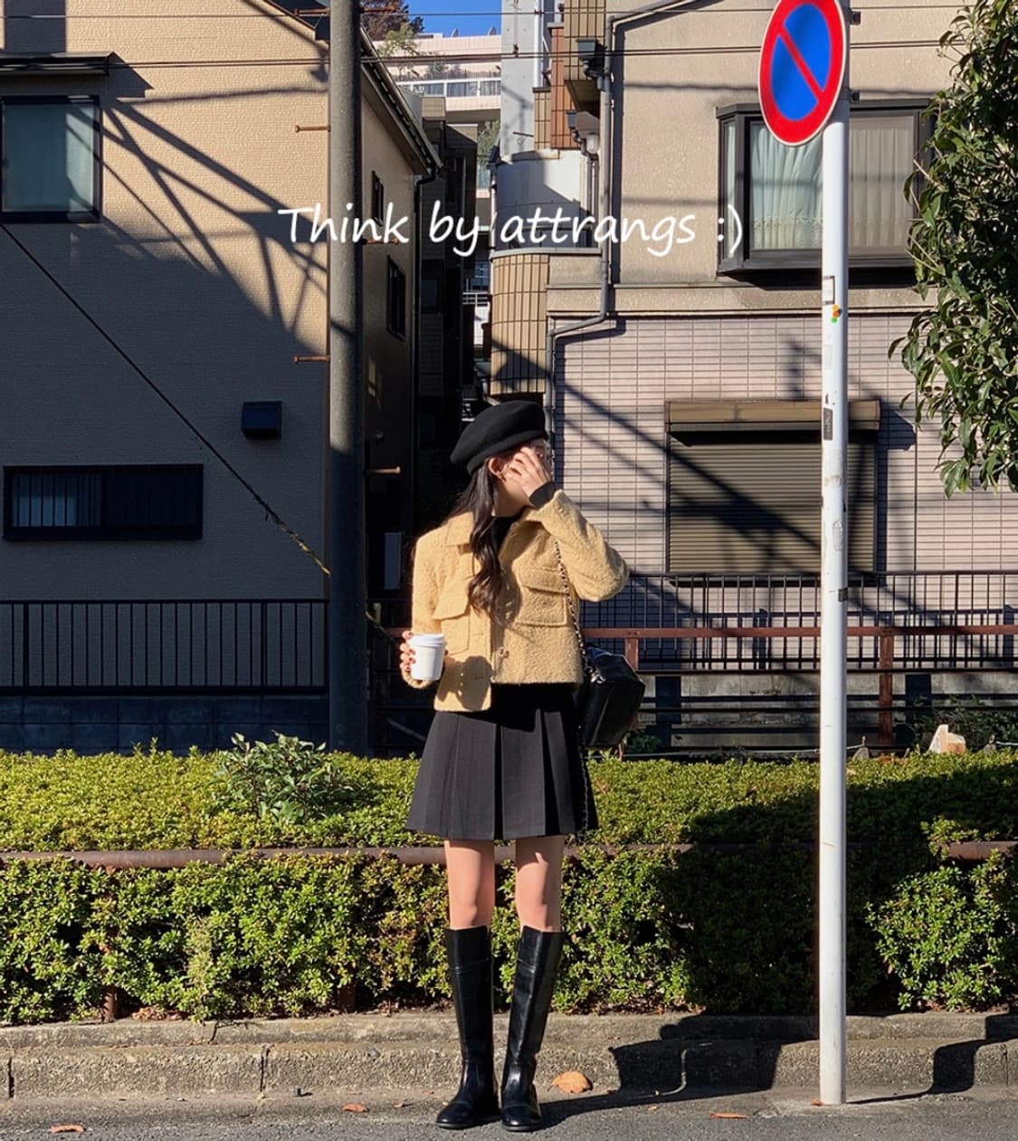 아뜨랑스 플리츠 스커트 gray 상품이미지4