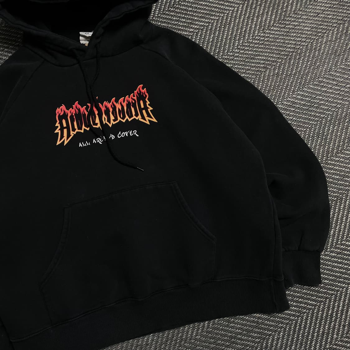 ACOVER 번 빅로고 박시핏 후드 티셔츠o 5096 상품이미지2