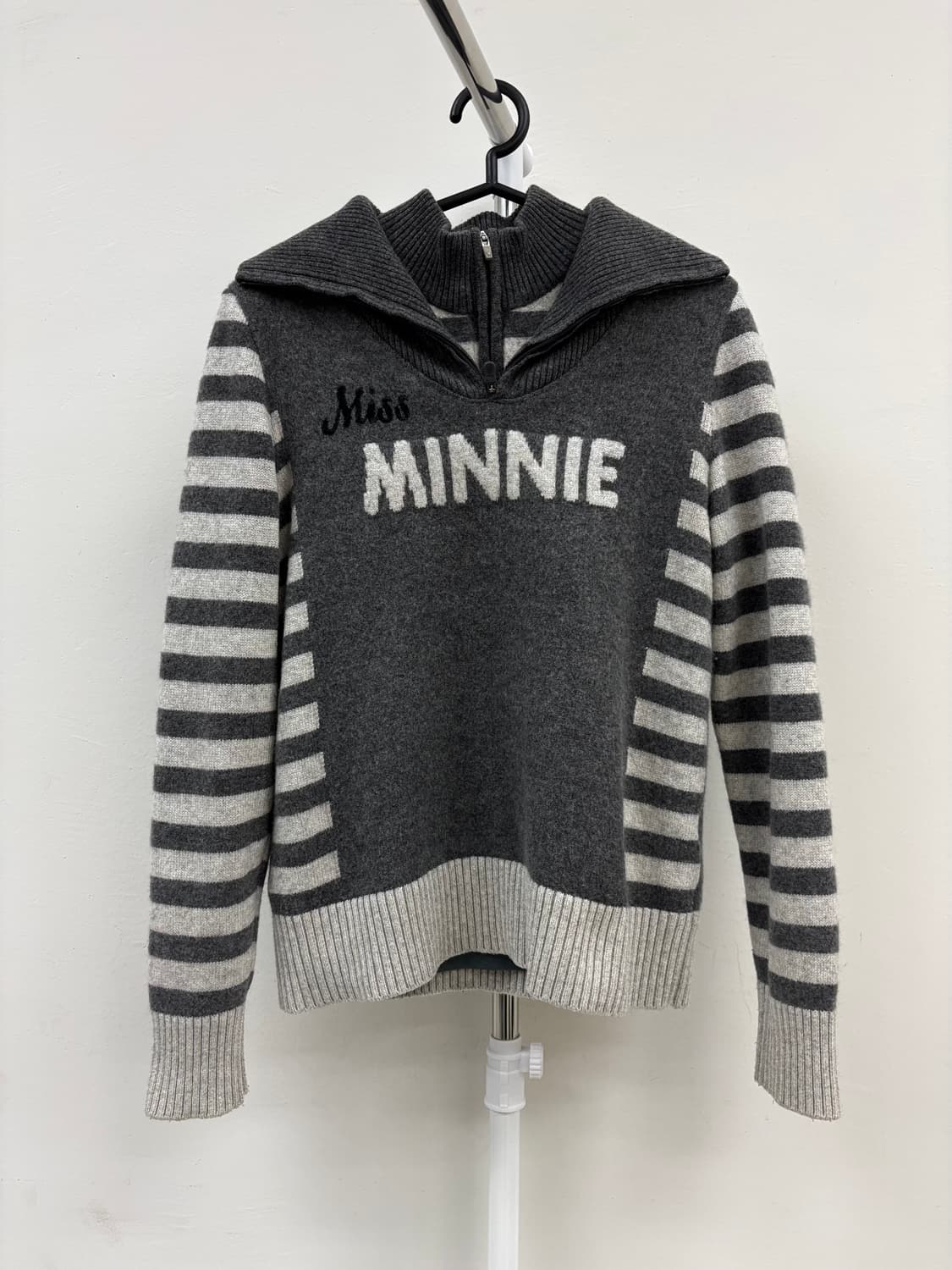 빈티지 디즈니 그레이 울 니트 상품이미지5