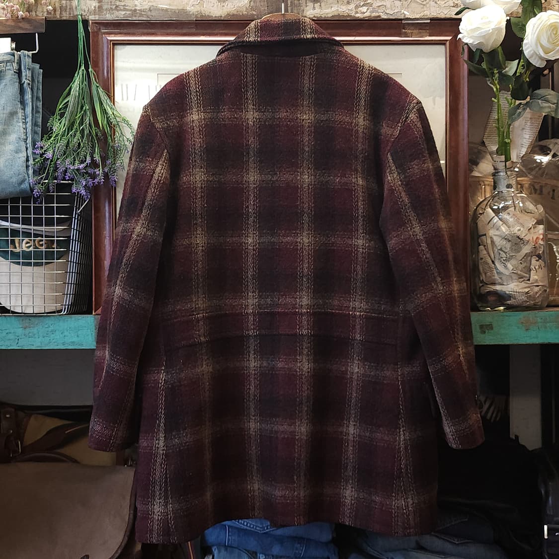 90s 폴로 랄프로렌 울 코트 폴로 스포츠맨 피코트 헤비울 L 상품이미지2