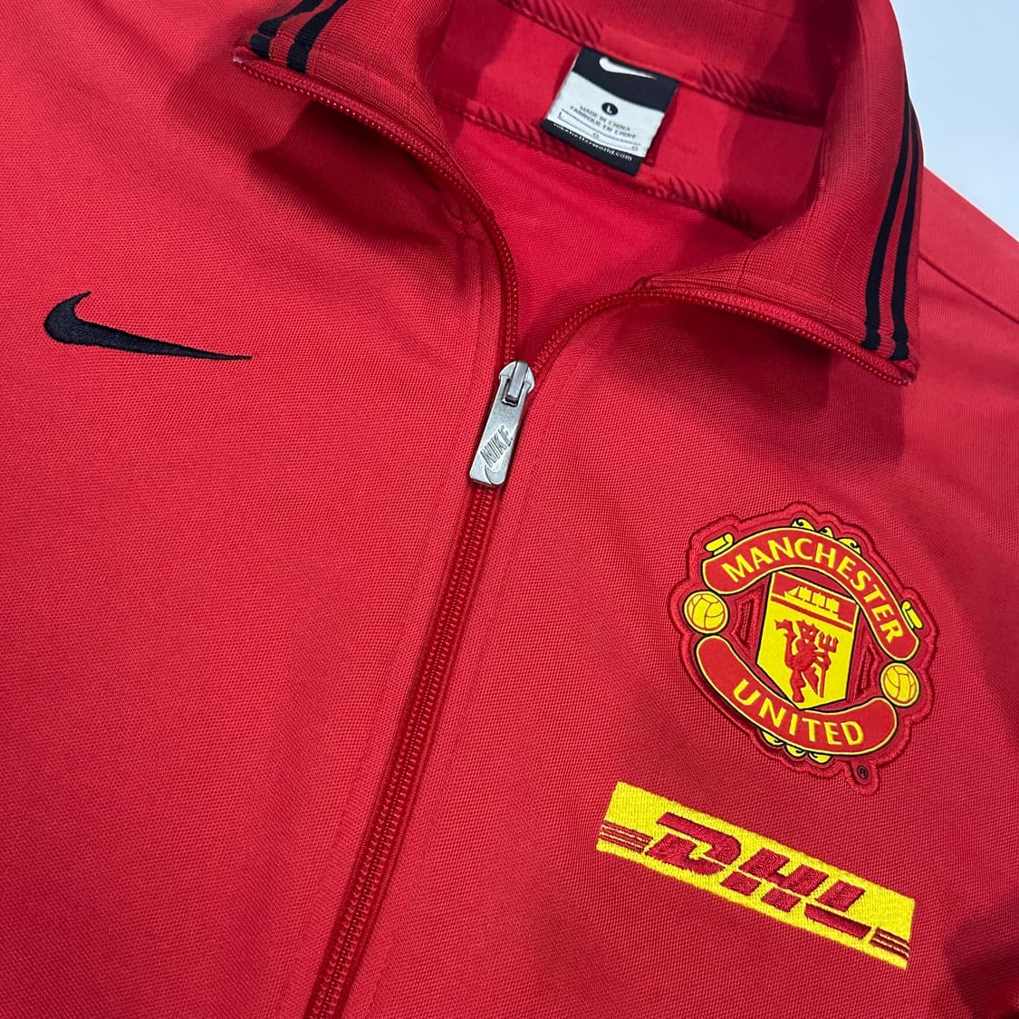 Nike x 맨유 11-12 DHL 로고 트랙탑 져지  상품이미지3