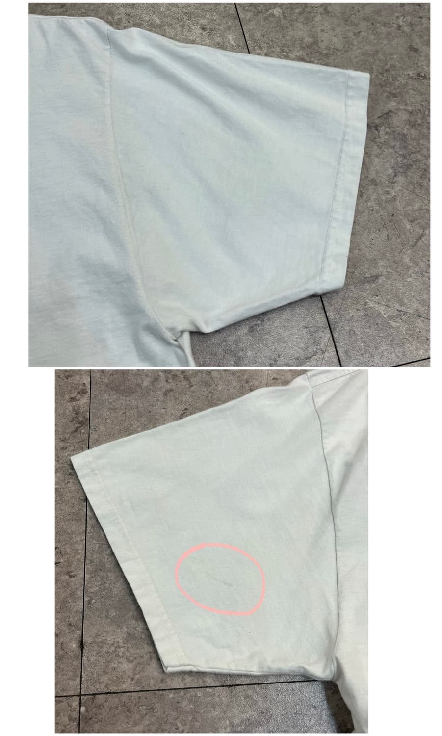 스투시 에잇볼 빅로고 반팔티 화이트 L #csz3562 상품이미지9