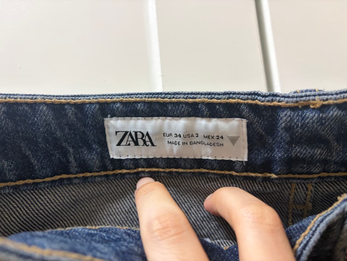 ZARA 와이드 데님 팬츠 (34) 상품이미지4