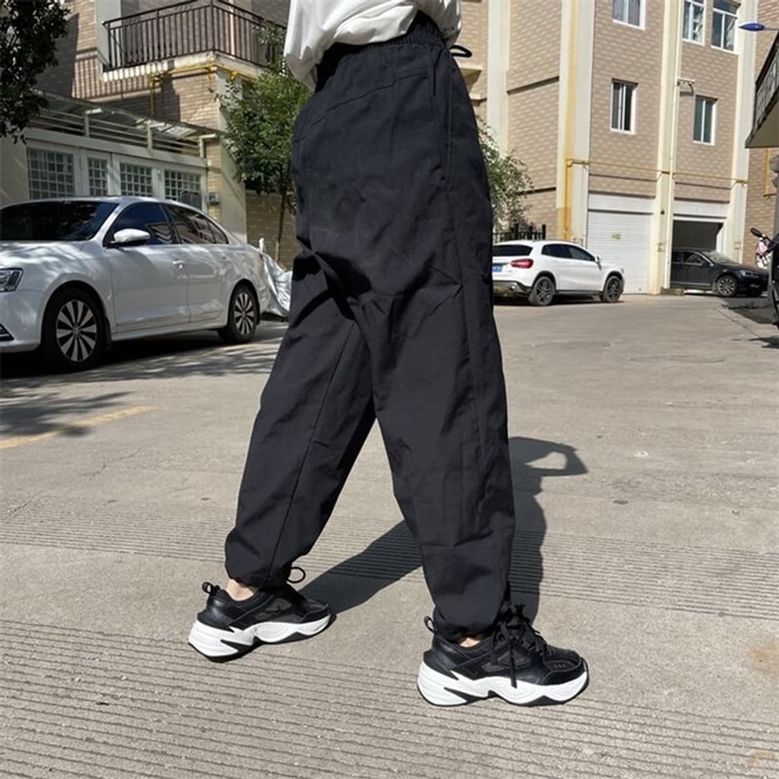 나이키 카고 팬츠 캐주얼 블랙 우먼스 CZ9331-010 상품이미지3