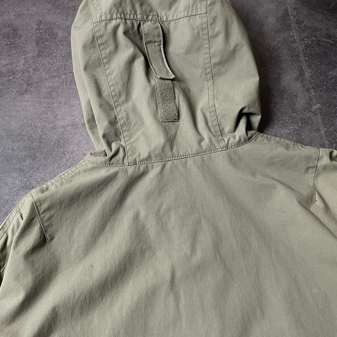 COLUMBIA 컬럼비아 빈티지 카키 후드 윈드브레이커 A00480 상품이미지7