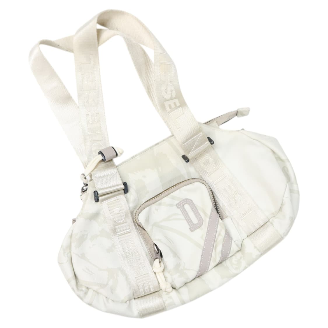 DIESEL 디젤 빈티지 카모 패턴 자카드 로고 스트랩 숄더백 상품이미지1