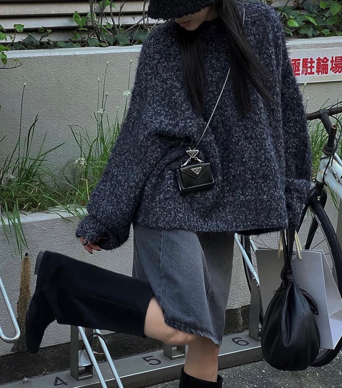 트리밍버드 나이트포크 니트 상품이미지1