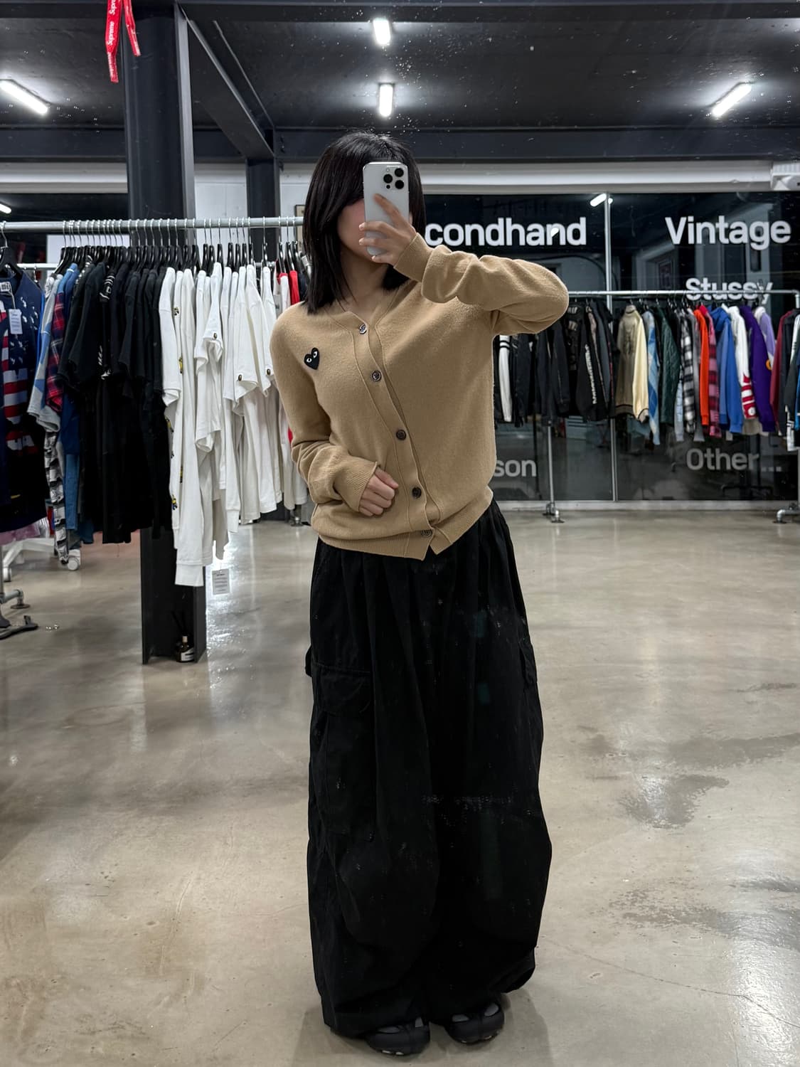 꼼데가르송 플레이 블랙와펜 가디건 상품이미지1