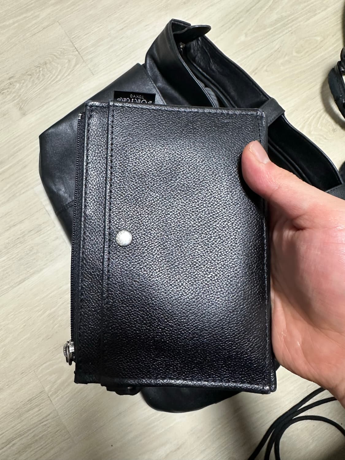 PORTER 요시다 포터 레더 토트백 블랙 상품이미지5