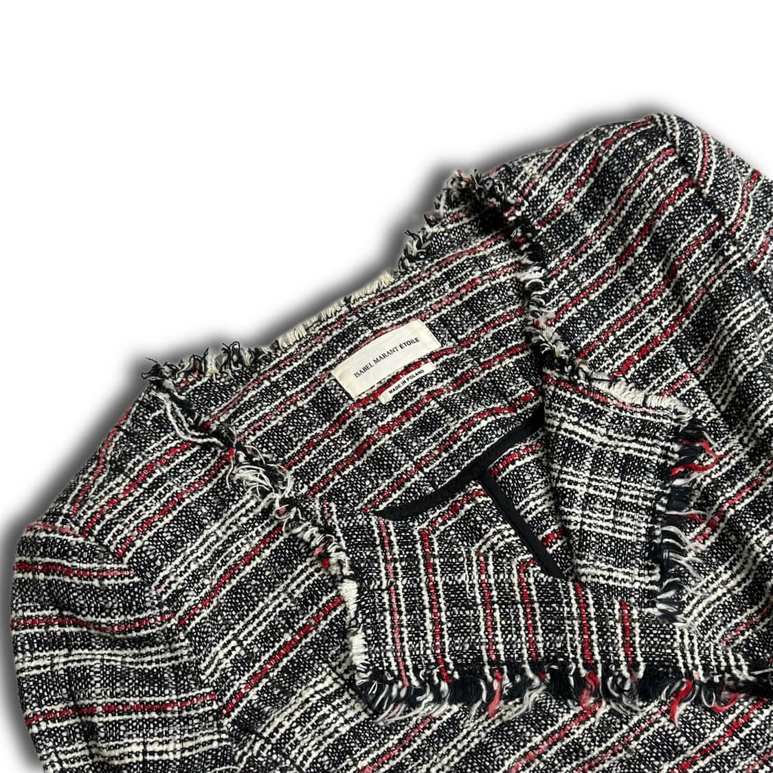 Isabel Marant Tweed Crop Blazer Jacket 상품이미지2