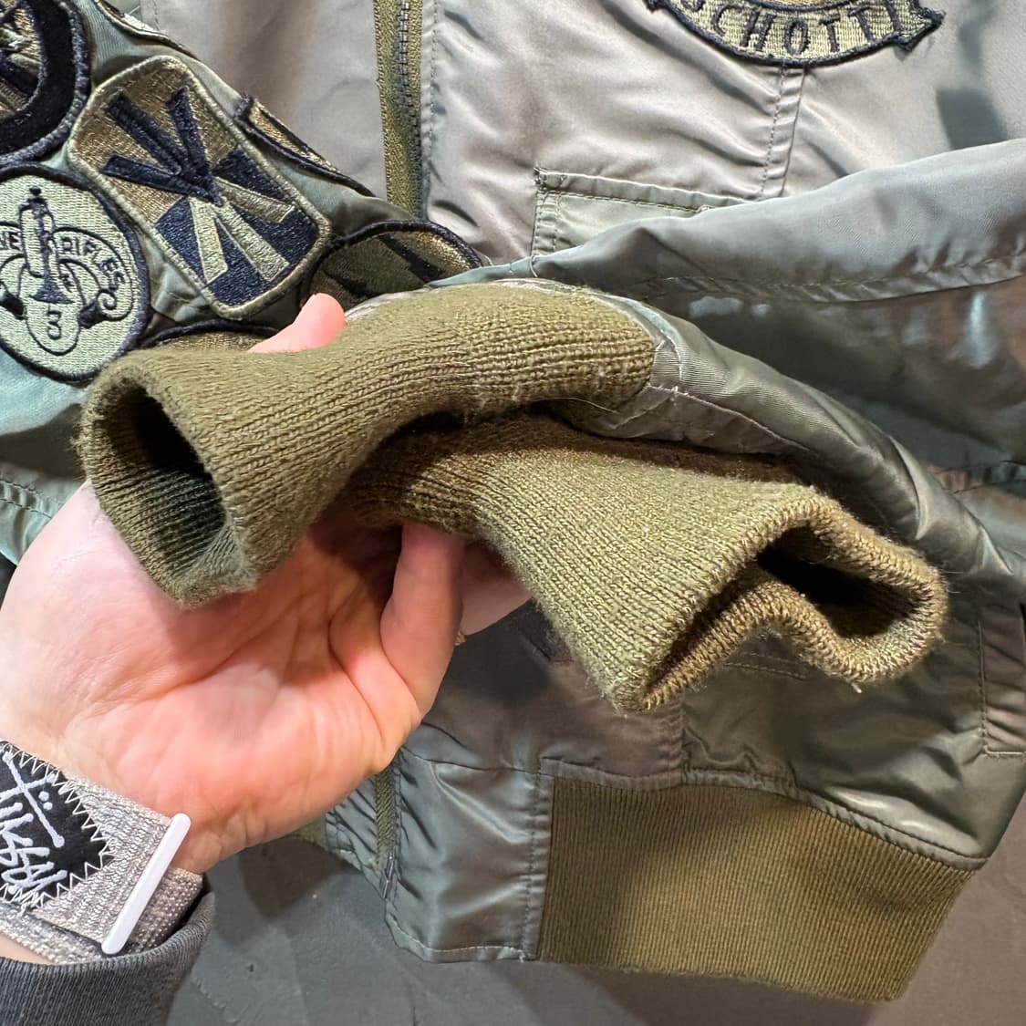 [M] Schott 쇼트 MA-1 자켓 상품이미지5