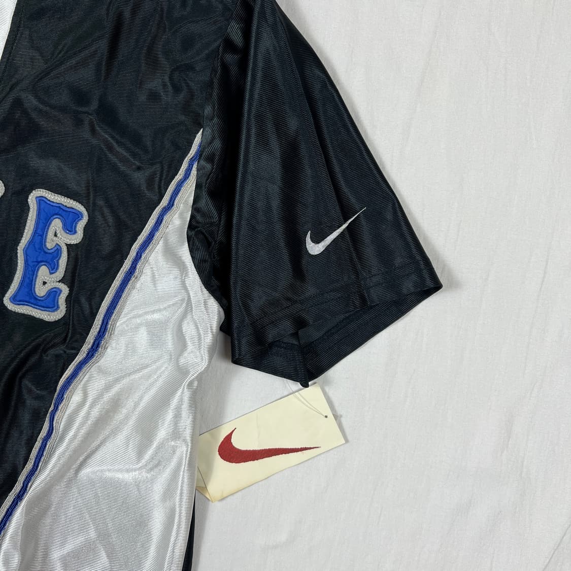 데드스탁 90‘s 나이키 nike 스펠아웃 하프 집업 반팔저지 상품이미지3