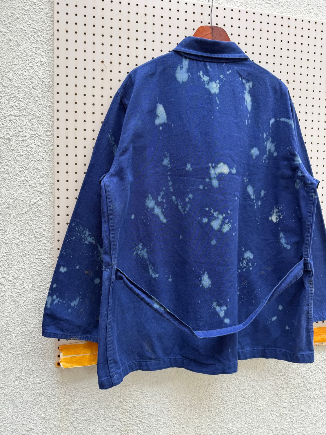 1980s DISTRESSED BLEACH FRENCH 프렌치워크자켓 상품이미지8