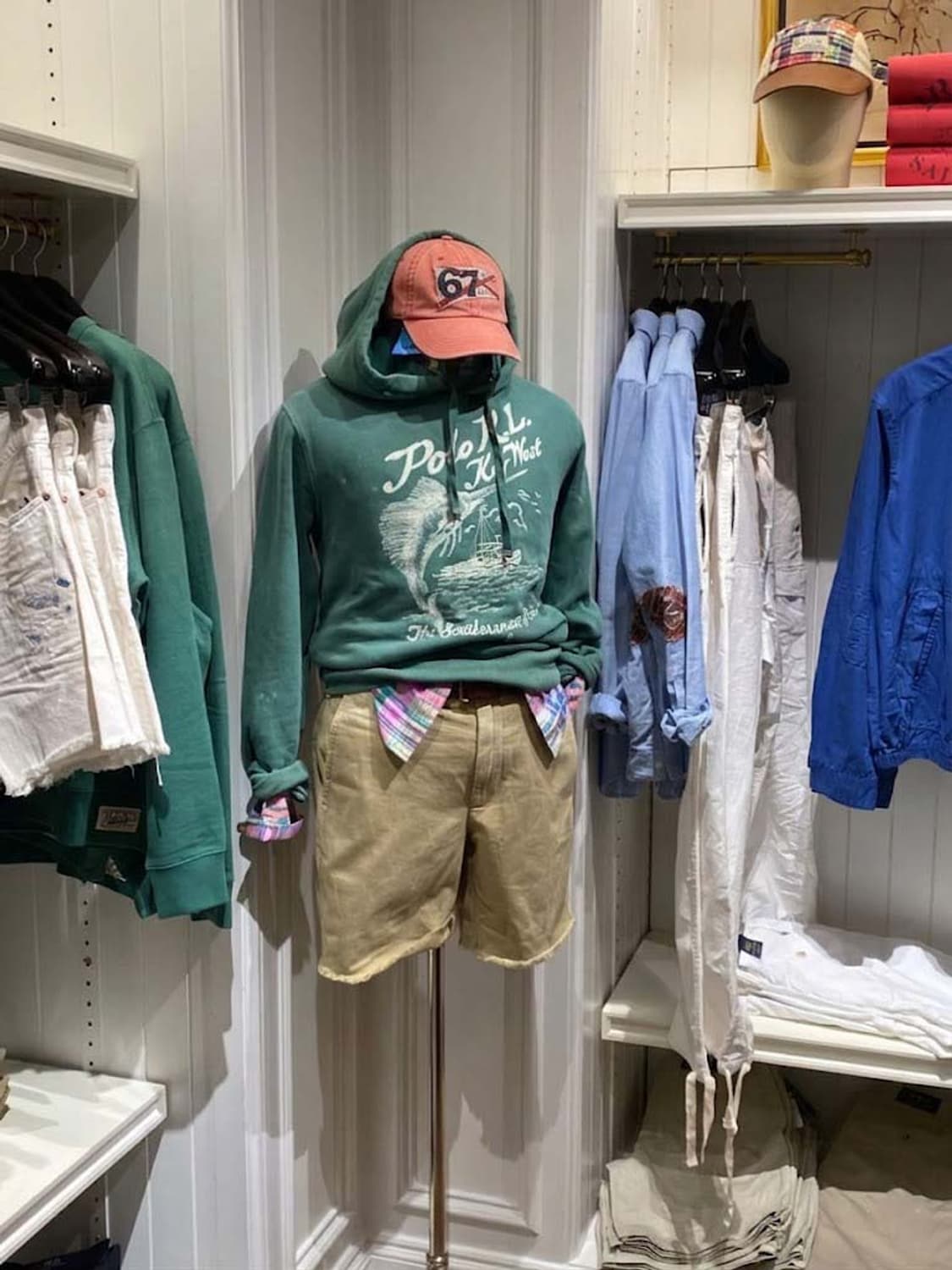 폴로 랄프로렌 살몬핑크 67 플래그 워시드 볼캡 모자 상품이미지2