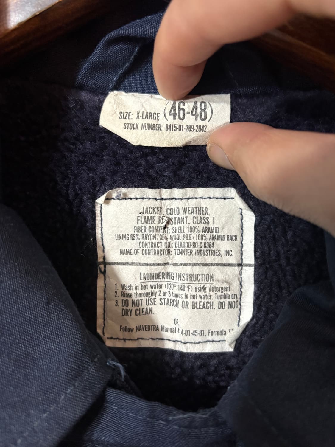 90's U.S Navy A-2 Deck Jacket. 상품이미지2