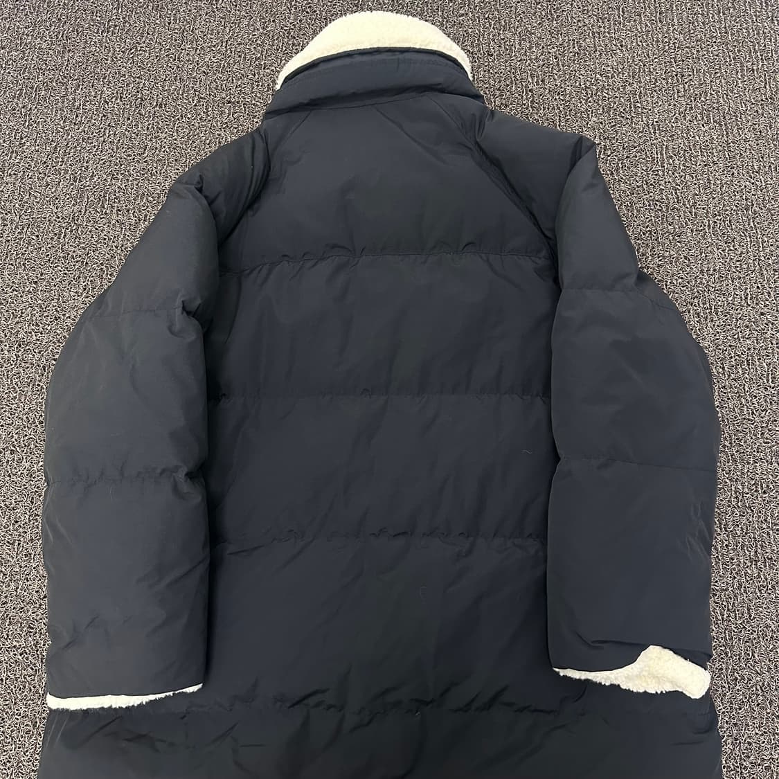 스튜디오톰보이 덕다운 여성 뽀글이 롱패딩 블랙 F 상품이미지6