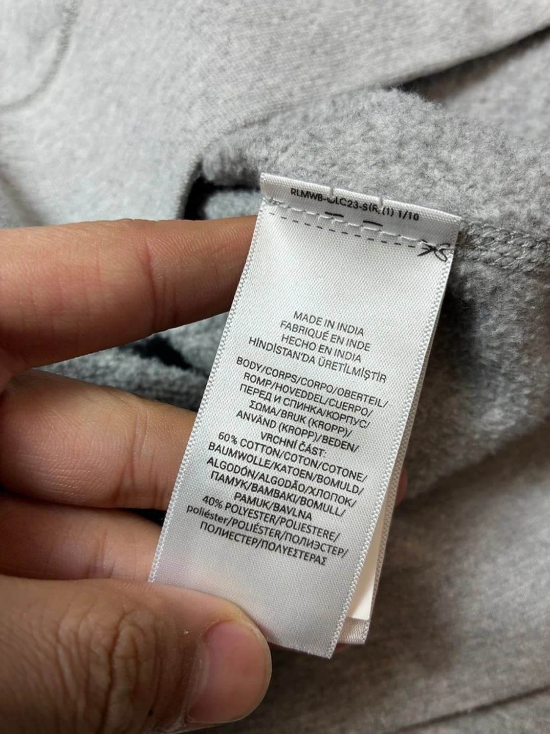 폴로 랄프로렌 로고 큐알 크루넥 맨투맨 PN8854 상품이미지7