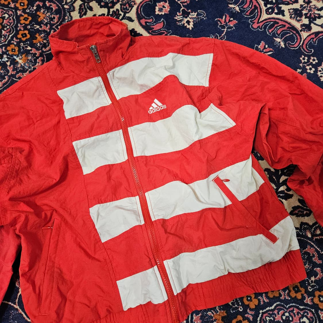 아디다스 80~90's 빈티지 올드스쿨 트랙자켓 US M size 상품이미지2
