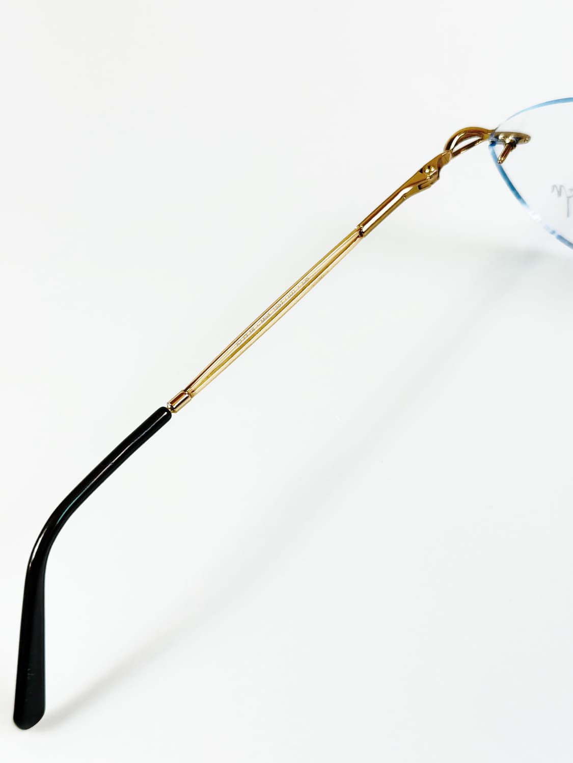 OWP DESIGN 무테 오벌 골드 메탈 빈티지 안경 상품이미지7