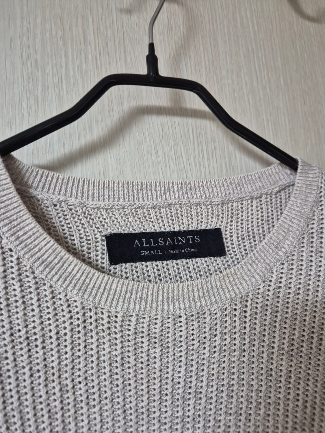 올세인츠 니트 짜임 스웨터 남성 S (95ㅡ100) 상품이미지4
