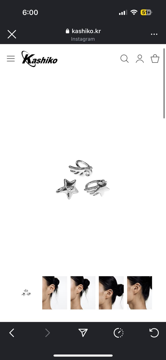 카시코 이어커프 세트 일괄 상품이미지1