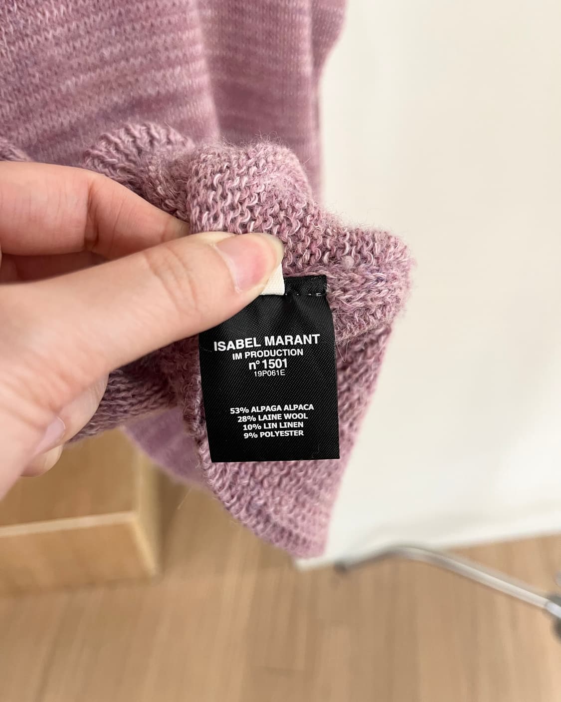 이자벨 마랑 핑크 알파카 울 니트 상품이미지8