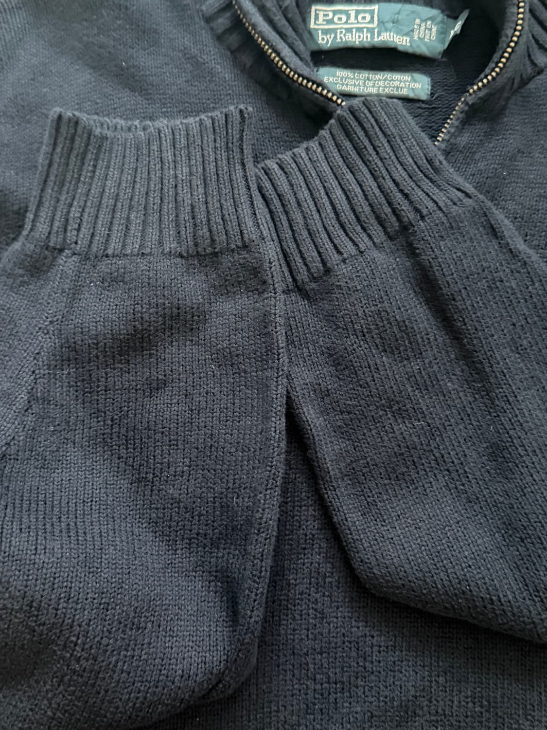 폴로 랄프로렌 네이비 하프집업 니트 상품이미지6