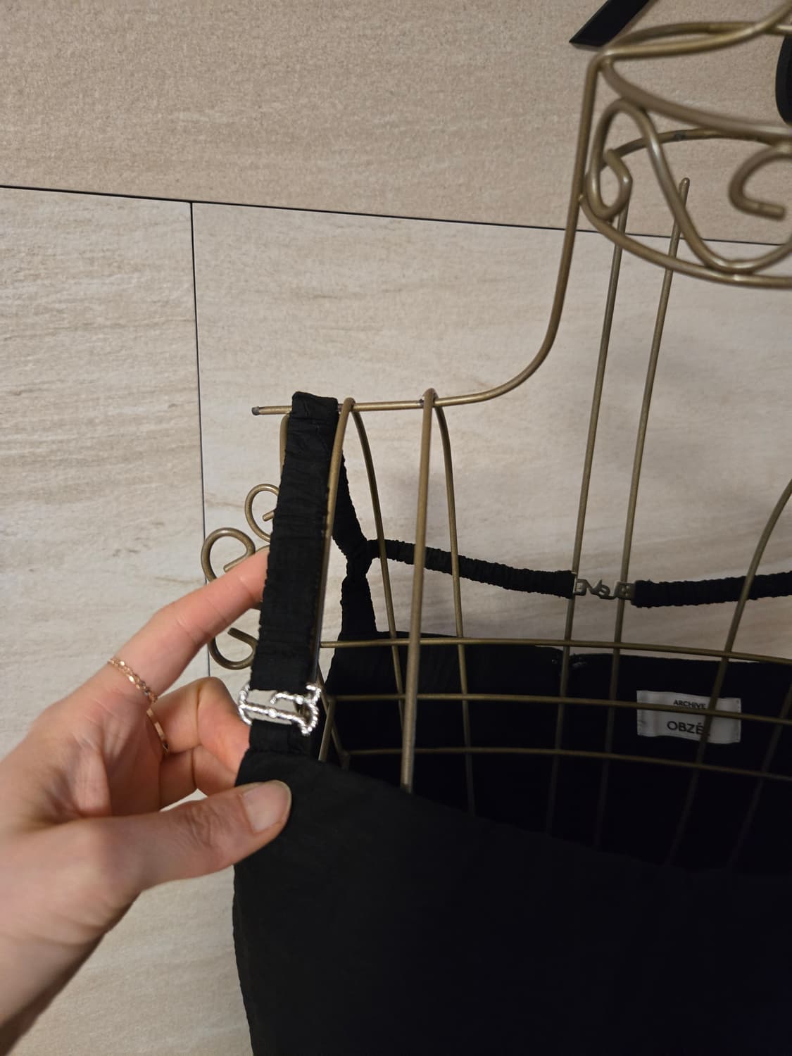 [66] OBZEE 오브제 랩 롱 원피스 2023 상품이미지6