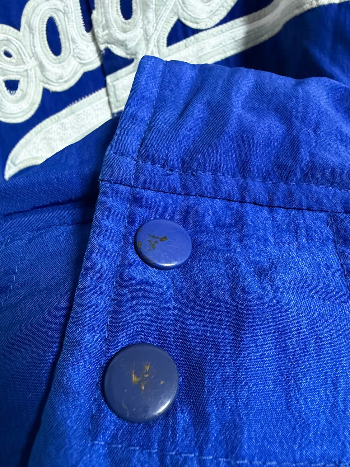 제뉴인 머천다이즈 BY 스타터 LA 다저스 사틴 바시티 자켓 상품이미지9