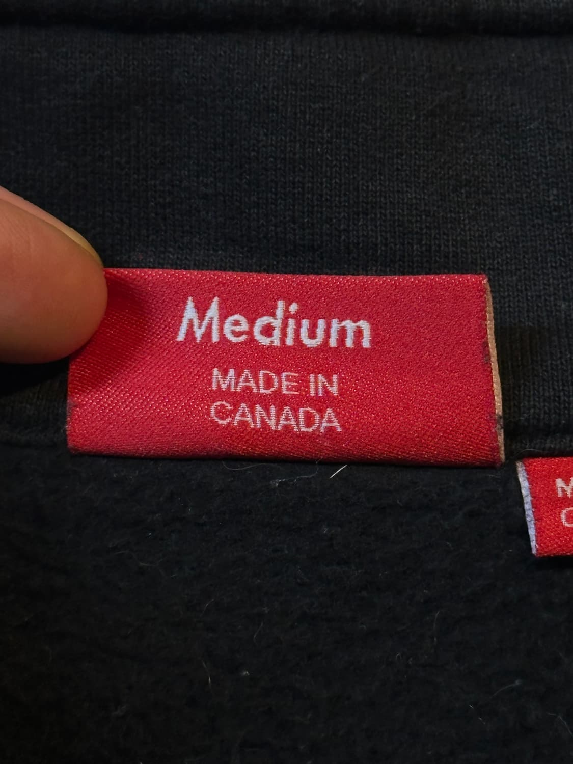 15FW 슈프림 SUPREME 하프집업 맨투맨 블랙 상품이미지7