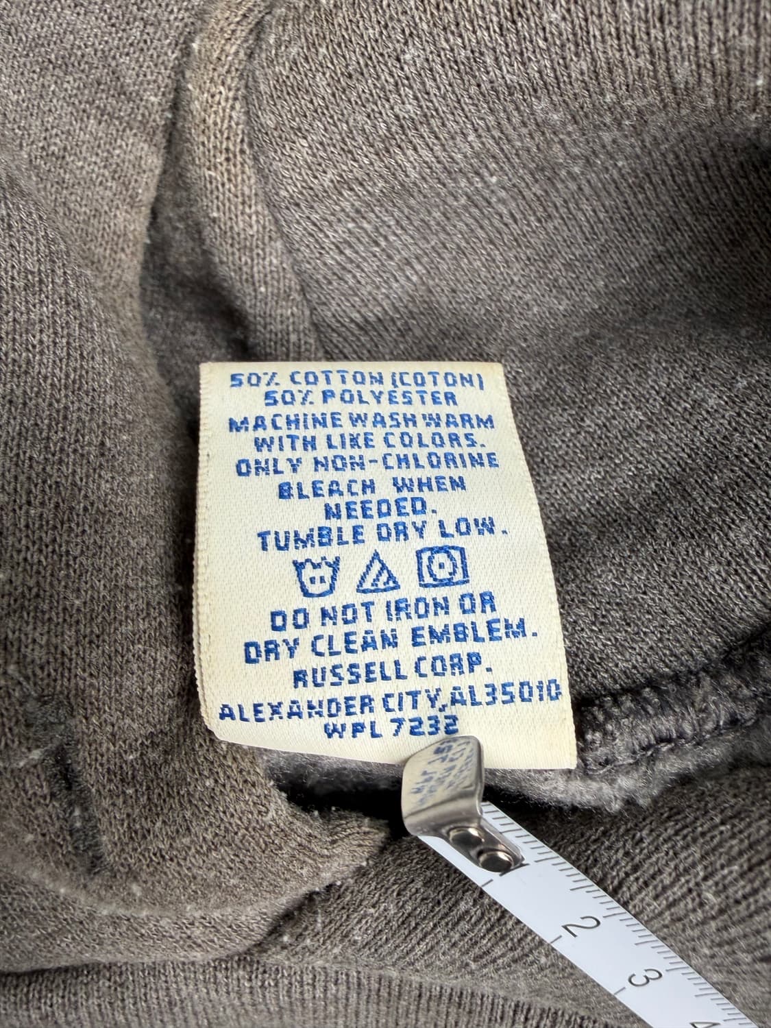 90s Russell Hoodie (charcoal) 상품이미지4