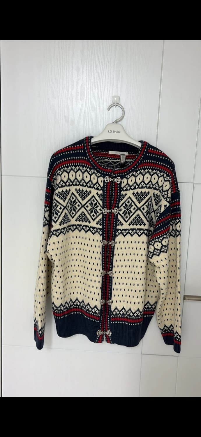 일본편집샵 노르딕 가디건 55-77 새상품  상품이미지1