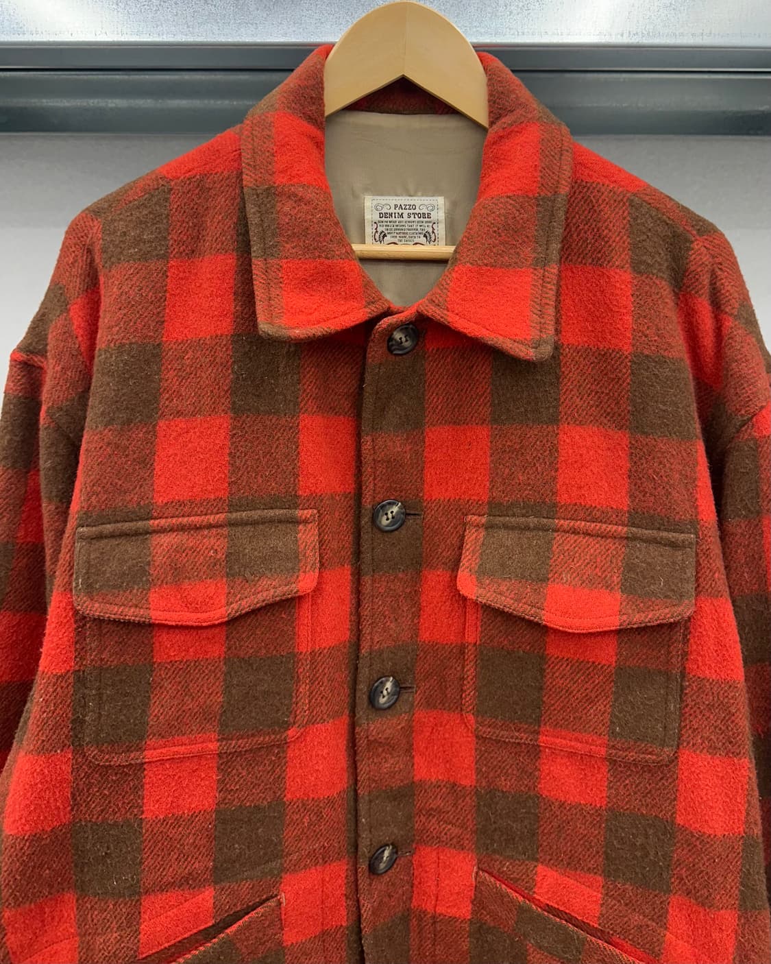 (XL)PAZZO 버팔로 울 자켓-M1498 상품이미지2