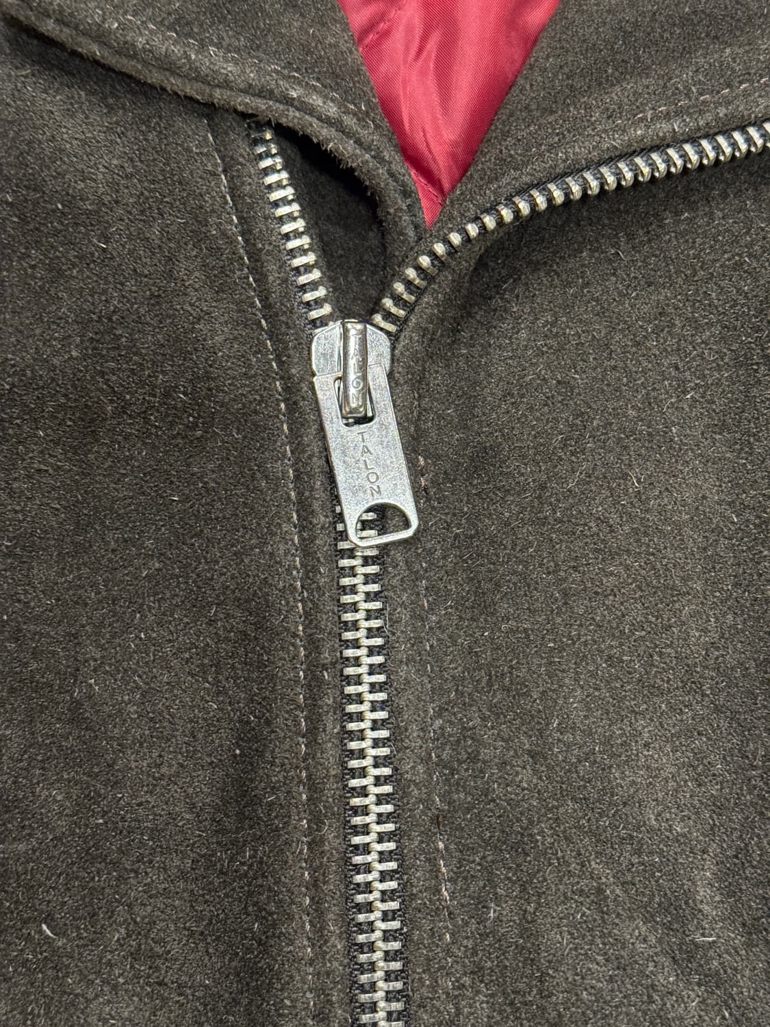 스탠다드 캘리포니아 블랙 스웨이드 레더자켓 (M) 상품이미지7