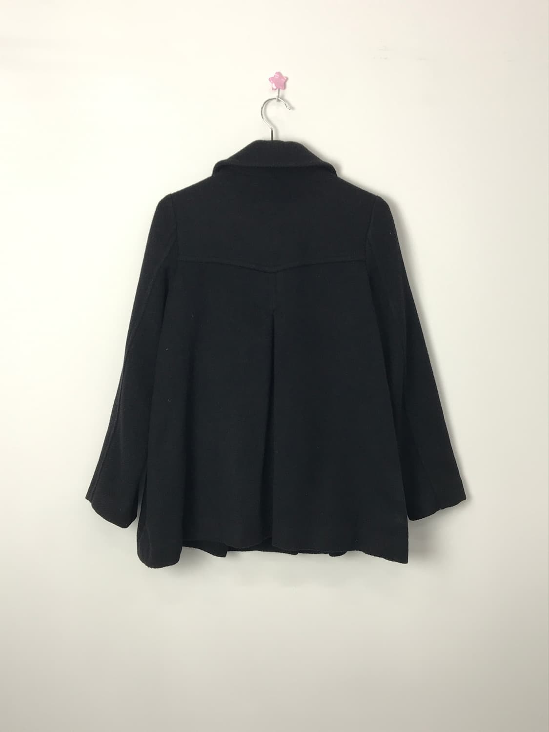Barbie Japan Black Flare Half Coat  상품이미지4