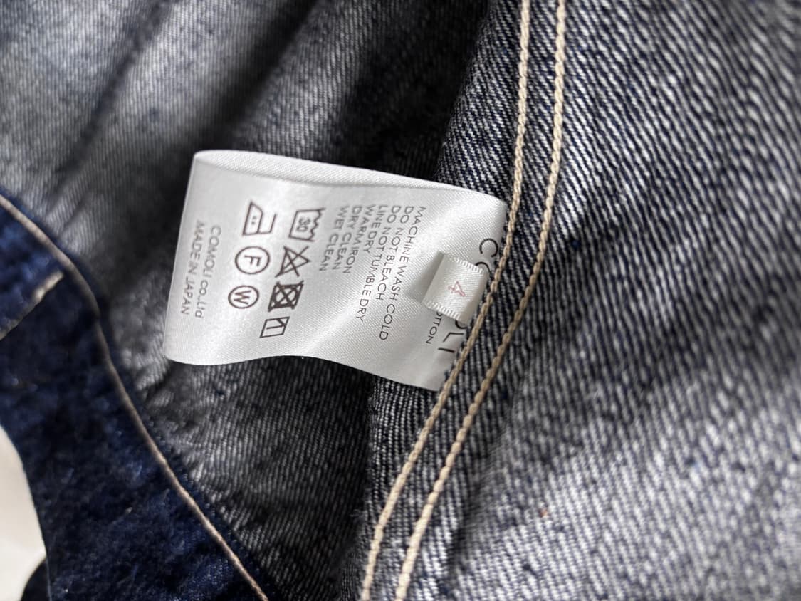 24AW 코모리 데님자켓 네이비 4사이즈 상품이미지3